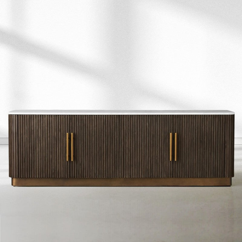 Finnley Fluted Media Console