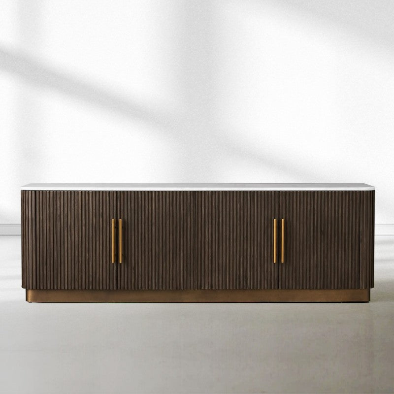 Finnley Fluted Media Console