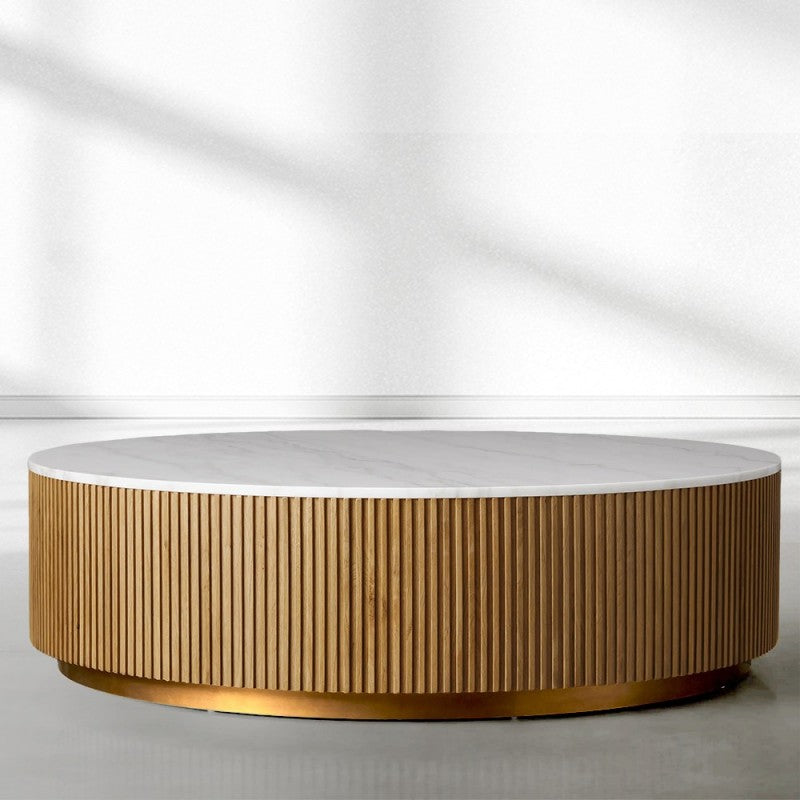 Finnley Marble Round Coffee Table