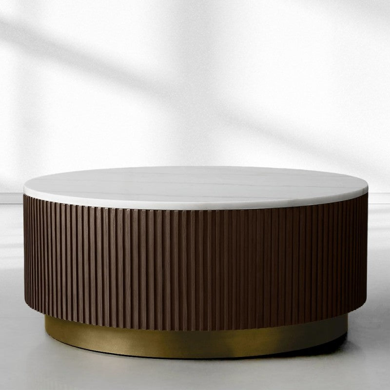 Finnley Marble Round Coffee Table