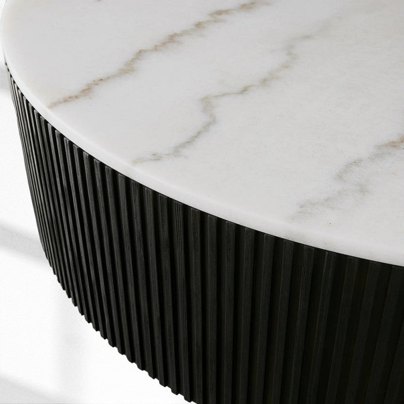 Finnley Marble Round Coffee Table