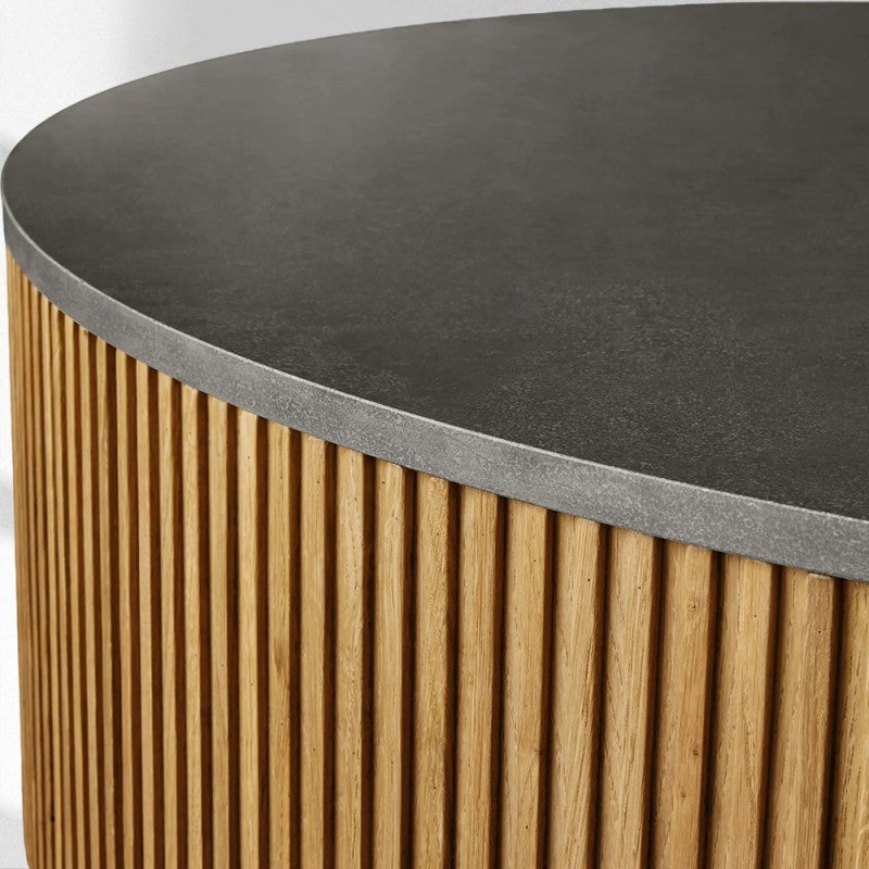 Finnley Marble Round Coffee Table