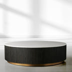 Finnley Marble Round Coffee Table