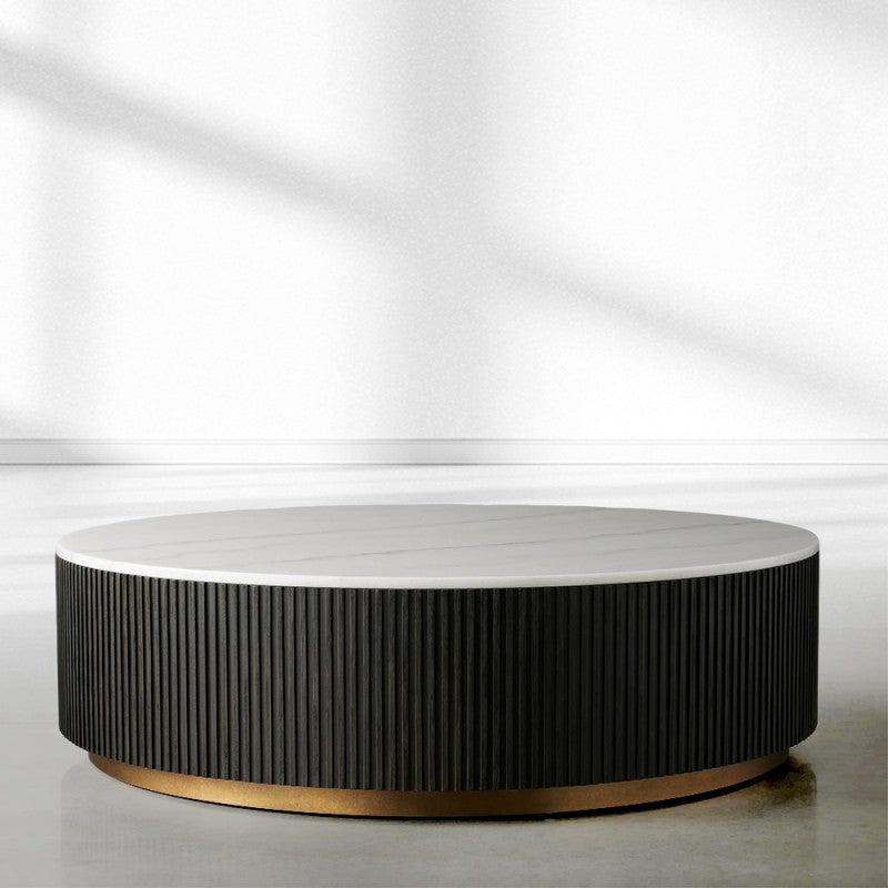 Finnley Marble Round Coffee Table