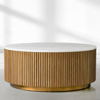 Finnley Marble Round Coffee Table