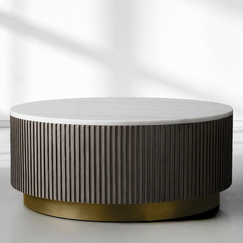 Finnley Marble Round Coffee Table