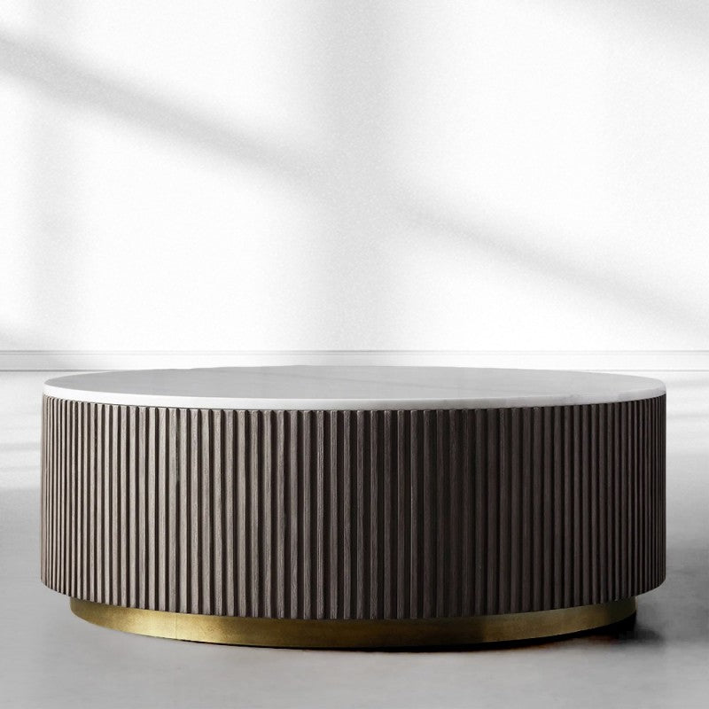 Finnley Marble Round Coffee Table