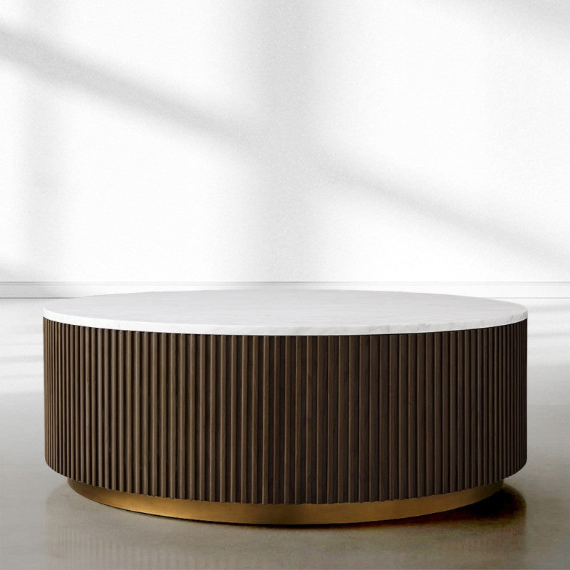 Finnley Marble Round Coffee Table