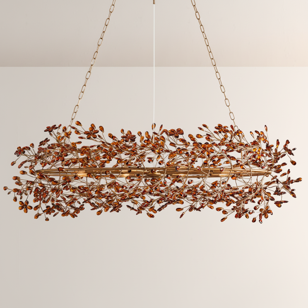 Fiora Oval Chandelier - kimoylights