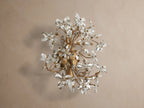 Fiora Crystal Blossom Wall Sconce