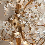 Fiora Crystal Blossom Wall Sconce