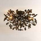 Fiora Crystal Floral Flush Mount