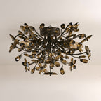 Fiora Crystal Floral Flush Mount