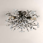 Fiora Crystal Floral Flush Mount