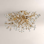 Fiora Crystal Floral Flush Mount