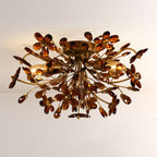 Fiora Crystal Floral Flush Mount