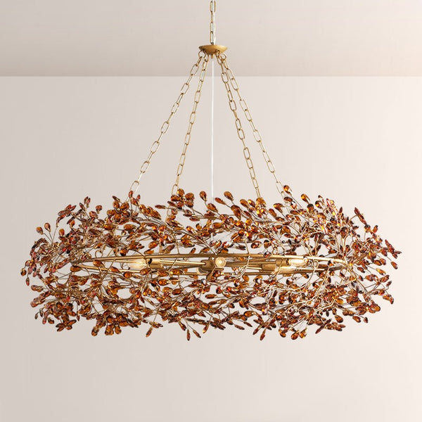 Fiore Crown Crystal Chandelier