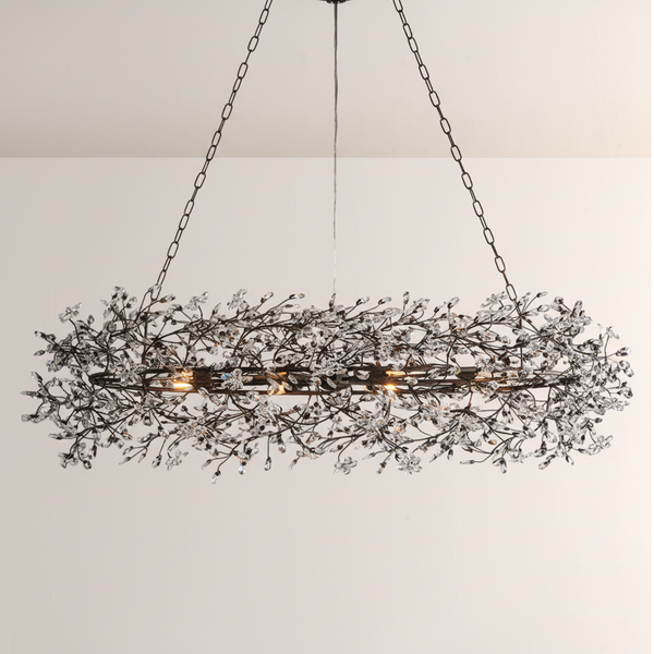 Fiore Oval Chandelier - kimoylights