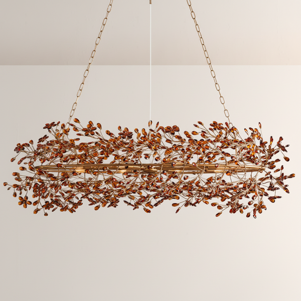 Fiore Oval Chandelier - kimoylights