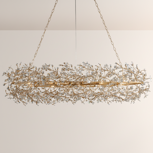 Fiore Oval Chandelier - thebelacan