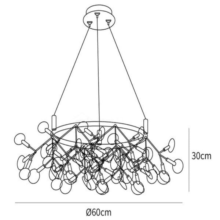 Firefly LED Chandelier  - kimoylights