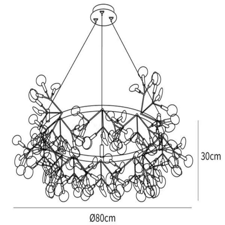 Firefly LED Chandelier - kimoylights