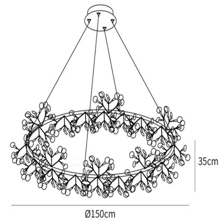 Firefly LED Chandelier  - kimoylights