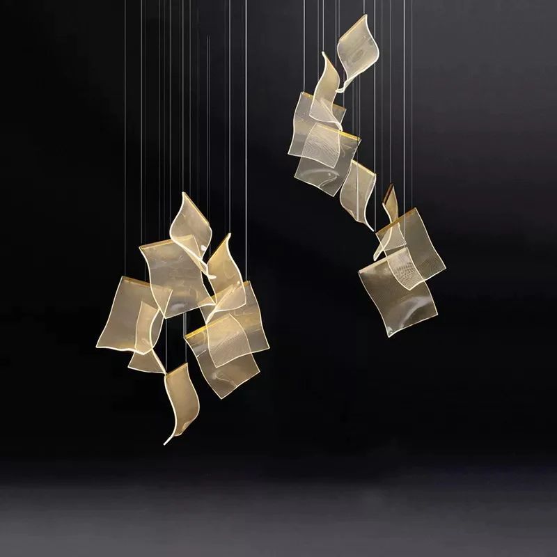 Flame Branch Chandelier  -kimoylights