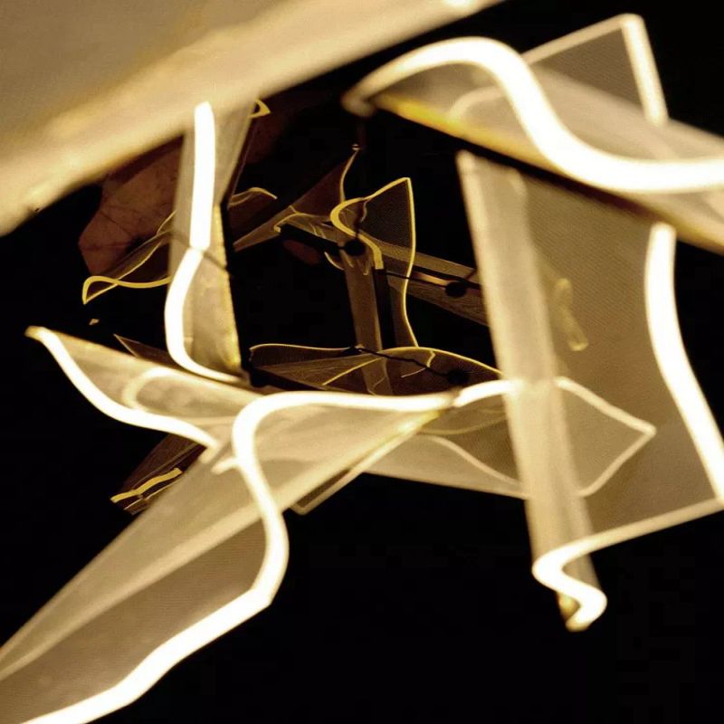 Flame Branch Chandelier -kimoylights
