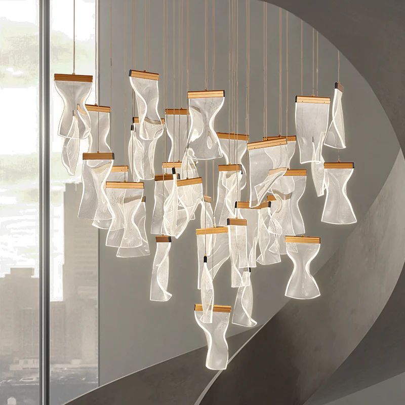 Flame Branch Chandelier  -kimoylights