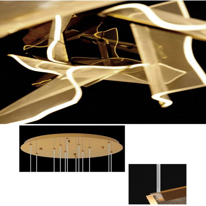 Flame Branch Chandelier  -kimoylights