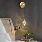Flash Faceted Crystal Prisms Wall Sconce (Cord)