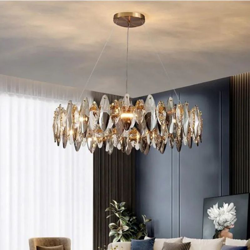 Flora Round Chandelier - kimoylights