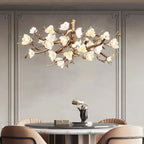 Flower Bloom Branch Brass Chandelier  - kimoylights