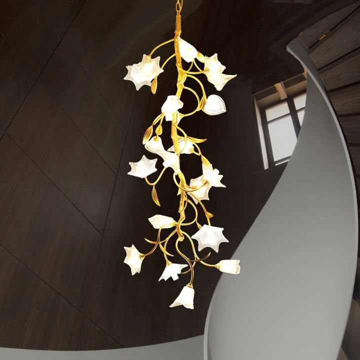 Flower Craftsman Chandelier - kimoylights