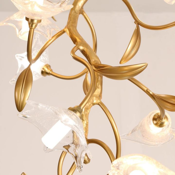 Flower Craftsman Chandelier - kimoylights