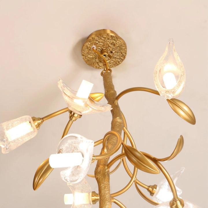Flower Craftsman Chandelier - kimoylights