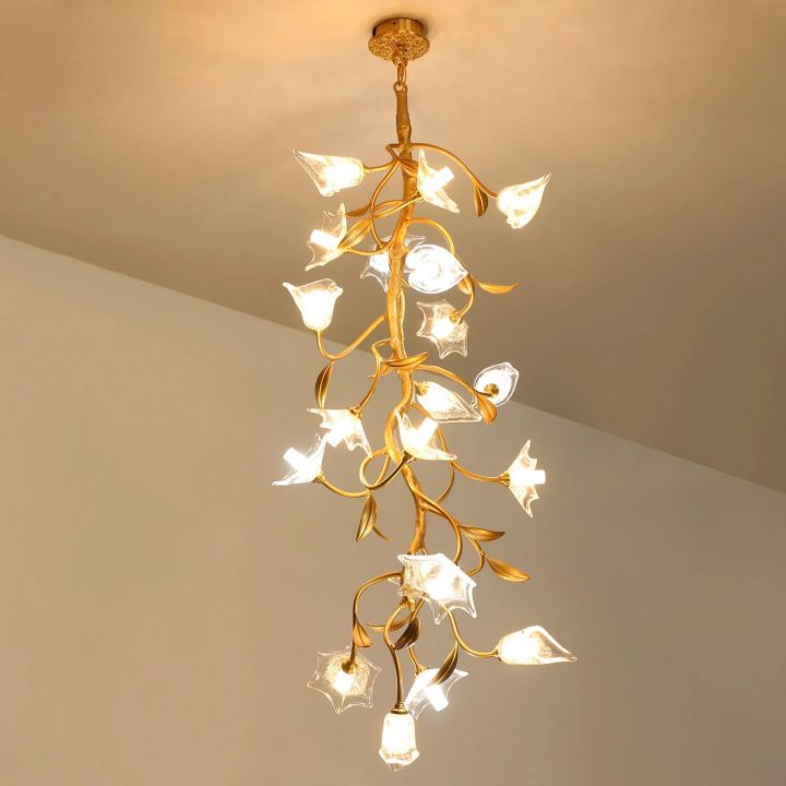 Flower Craftsman Chandelier - kimoylights