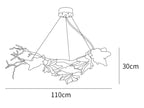 Folio Branch Brass Chandelier - kimoylights