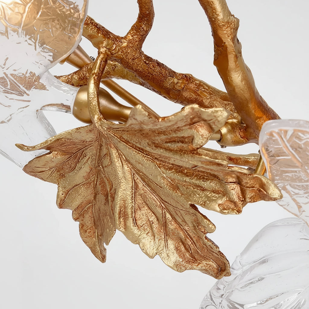 Folio Branch Brass Chandelier - kimoylights