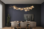 Folio Branch Brass Chandelier - kimoylights