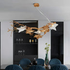 Folio Branch Brass Chandelier - kimoylights