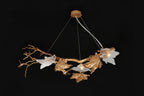 Folio Branch Brass Chandelier - kimoylights