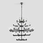 Foyer 5-Tier Crystal Chanderlier 70" W -kimoylights