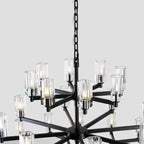 Foyer 5-Tier Crystal Chanderlier 70" W-kimoylights