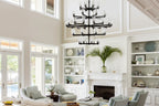 Foyer 5-Tier Crystal Chanderlier 70" W -kimoylights