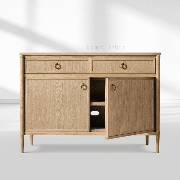 Fraboutiq Double-Door Sideboard with Drawers