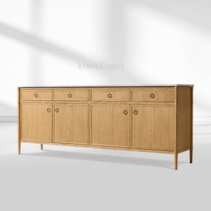 Fraboutiq Marble 4-door Sideboard with Drawers