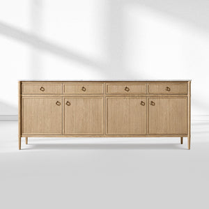 Fraboutiq Marble 4-door Sideboard with Drawers