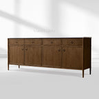 Fraboutiq Marble 4-door Sideboard with Drawers
